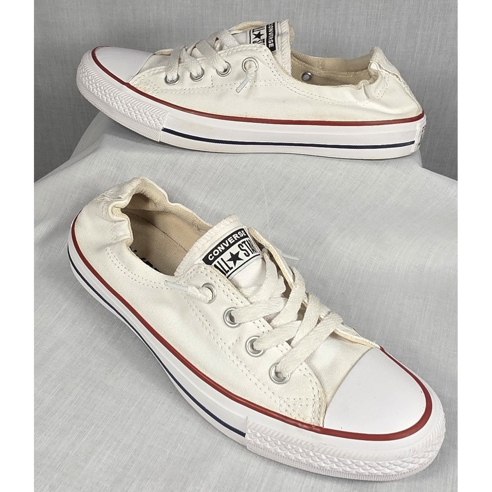Converse Chuck Taylor All Star Shoreline White Slip-On Sneakers Women's 8 - Picture 2 of 11